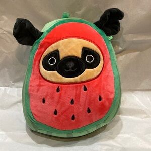 Squishmallow Watermelon Pug 9” Prince